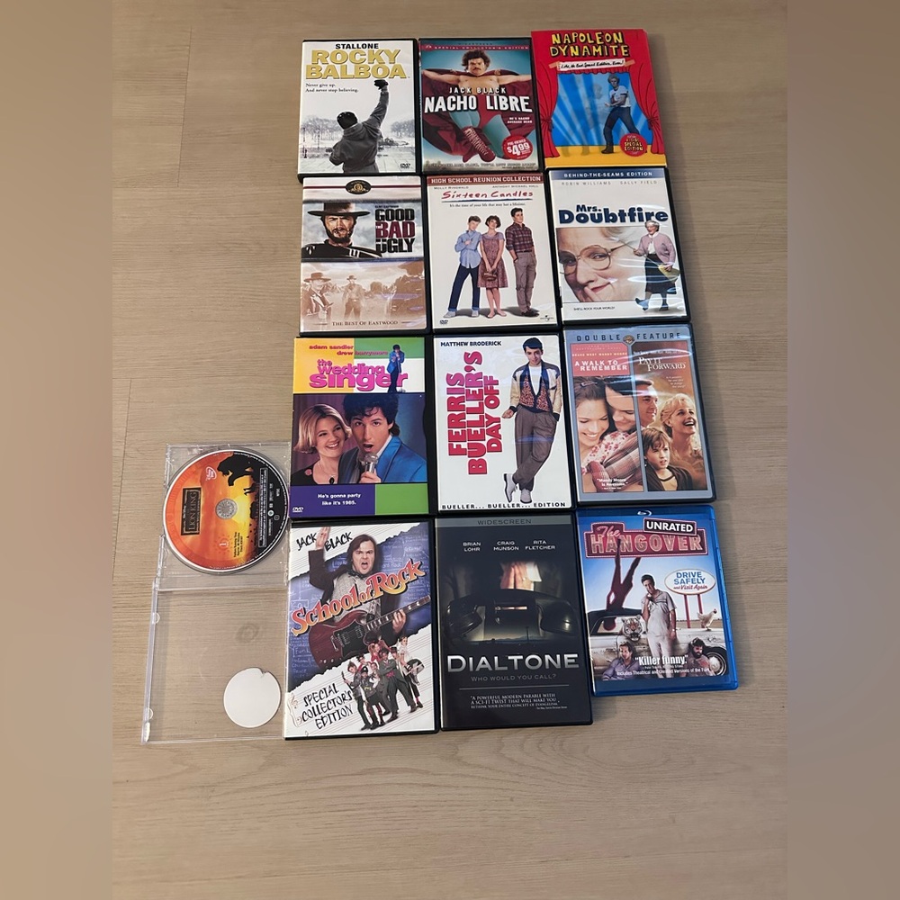 13 DVDs